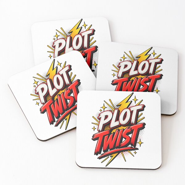 Item preview, Plot Twist Bold Comic Pop Culture Design designed and sold by thebigleebowski.