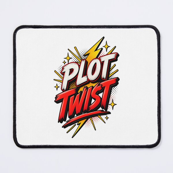 Item preview, Plot Twist Bold Comic Pop Culture Design designed and sold by thebigleebowski.