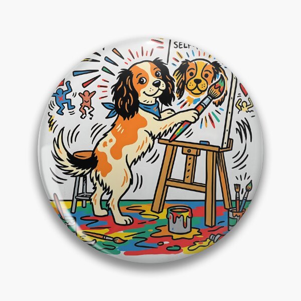 Item preview, Cavalier Self-Portrait Artist Pop Art designed and sold by PictoVibe.