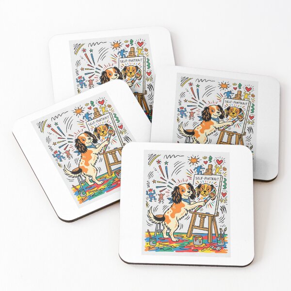 Item preview, Cavalier Self-Portrait Artist Pop Art designed and sold by PictoVibe.