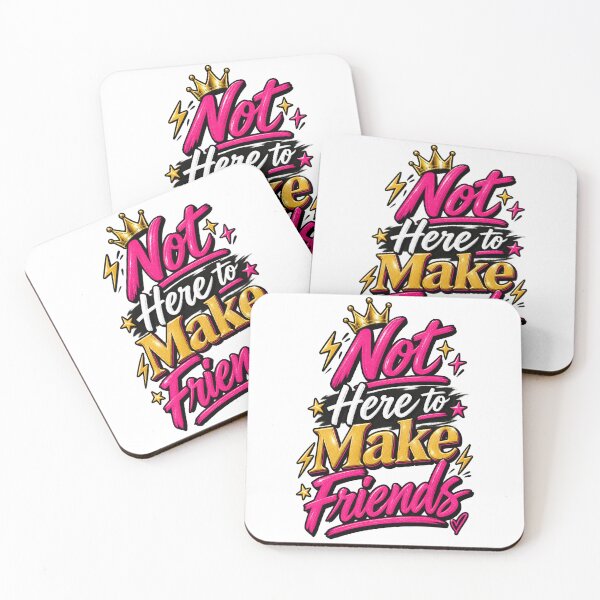 Item preview, Cita de reality show: "No estoy aquí para hacer amigos". designed and sold by thebigleebowski.