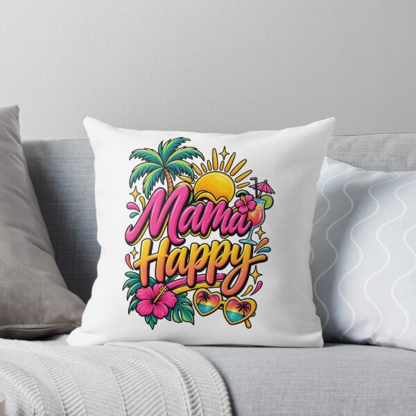 Item preview, Mama Happy Tropical Reality TV Quote designed and sold by thebigleebowski.