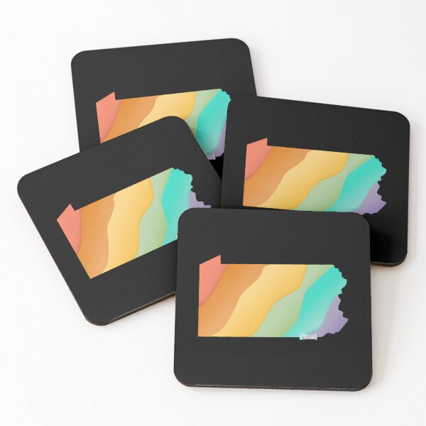 Item preview, Pennsylvania Pride Textured Pastel Rainbow designed and sold by AlysiaAguiar.