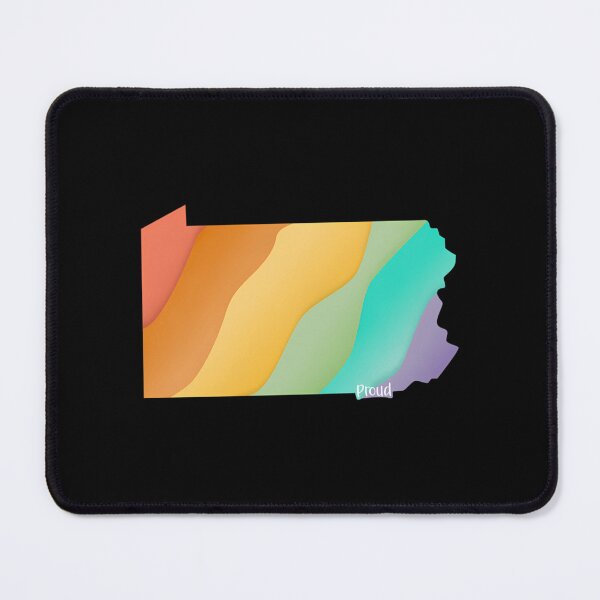 Item preview, Pennsylvania Pride Textured Pastel Rainbow designed and sold by AlysiaAguiar.