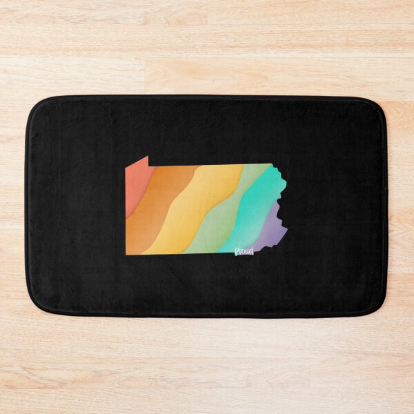 Item preview, Pennsylvania Pride Textured Pastel Rainbow designed and sold by AlysiaAguiar.