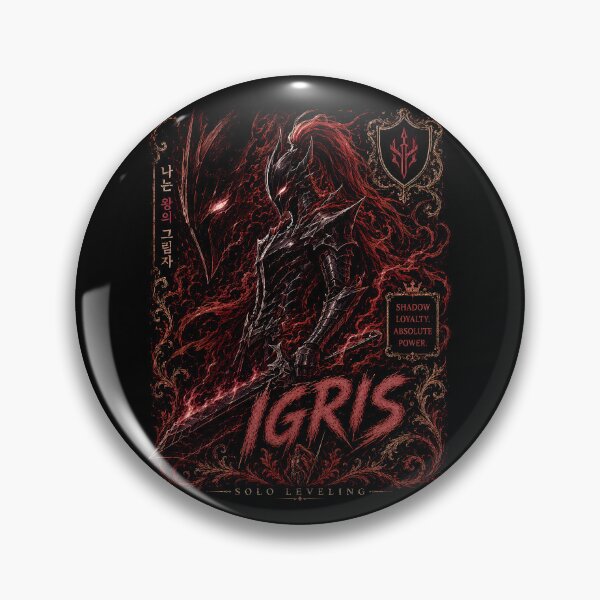 Item preview, Igris Solo Leveling Blood Red Commander Art designed and sold by SirLivy.