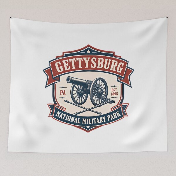 Item preview, Gettysburg Pa Est 1895 National Military Park Civil War History Enthusiast designed and sold by AlysiaAguiar.