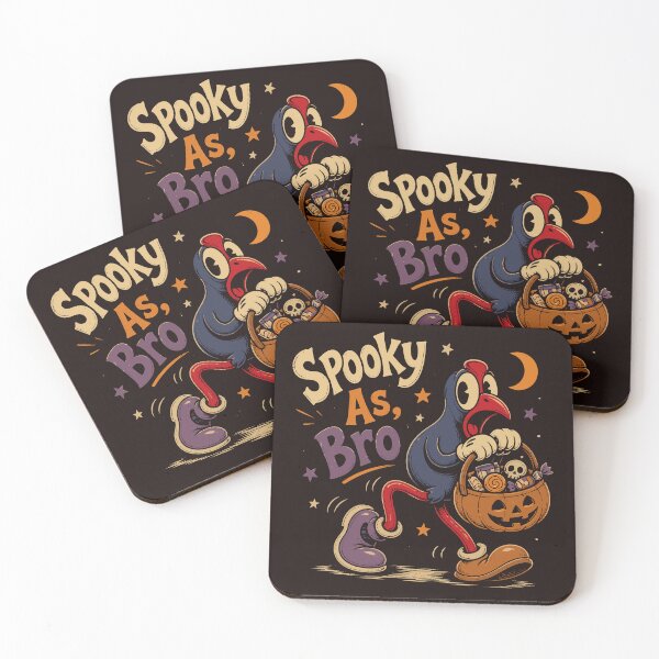 Item preview, Spooky As Bro Pukeko Halloween NZ Slang Design designed and sold by MvuuStudio.