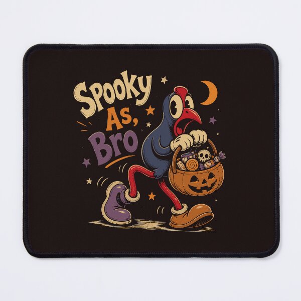 Item preview, Spooky As Bro Pukeko Halloween NZ Slang Design designed and sold by MvuuStudio.