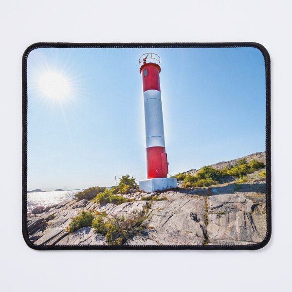 Item preview, Sunny Rocky Peninsula Lighthouse Vista designed and sold by Adventure Ambience Studio.
