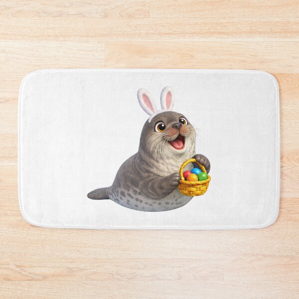 Item preview, Bearded Seal Easter Bunny designed and sold by Sillytoe.