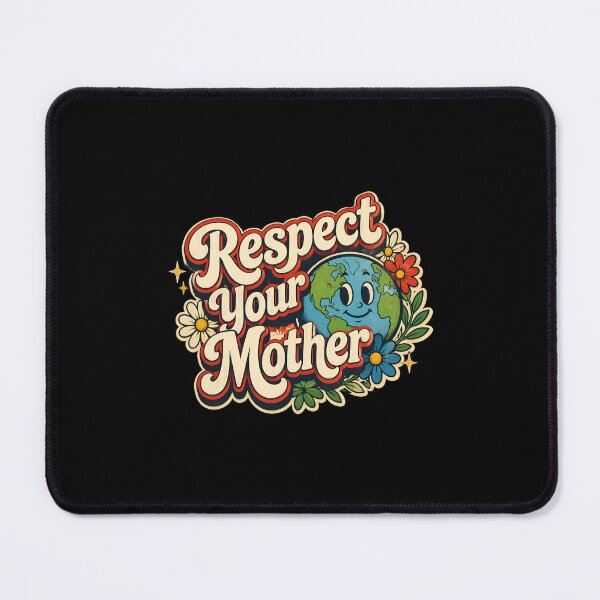 Item preview, Women's Respect Your Mother! Retro Inspired Quote Groovy Disco Ball designed and sold by PaletteArc.