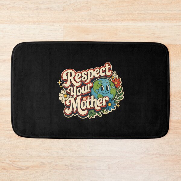 Item preview, Women's Respect Your Mother! Retro Inspired Quote Groovy Disco Ball designed and sold by PaletteArc.