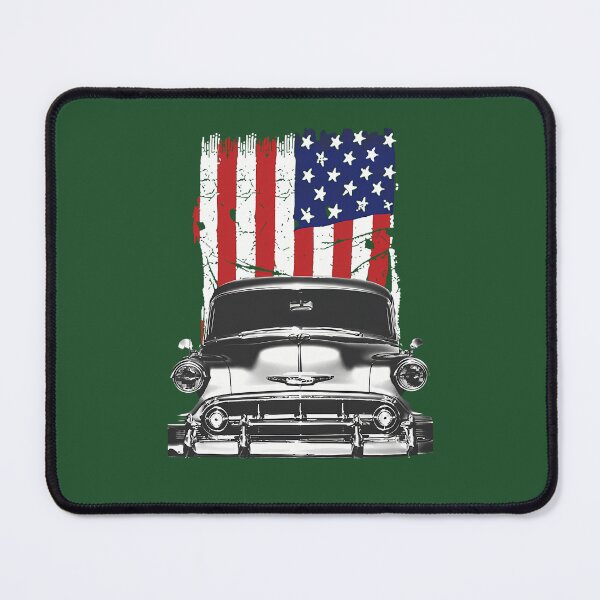 Item preview, 1953 Chevy 210 Front Grill View With Us Flag 616 designed and sold by GvenceJewelry.