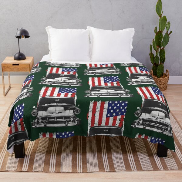 Item preview, 1953 Chevy 210 Front Grill View With Us Flag 616 designed and sold by GvenceJewelry.