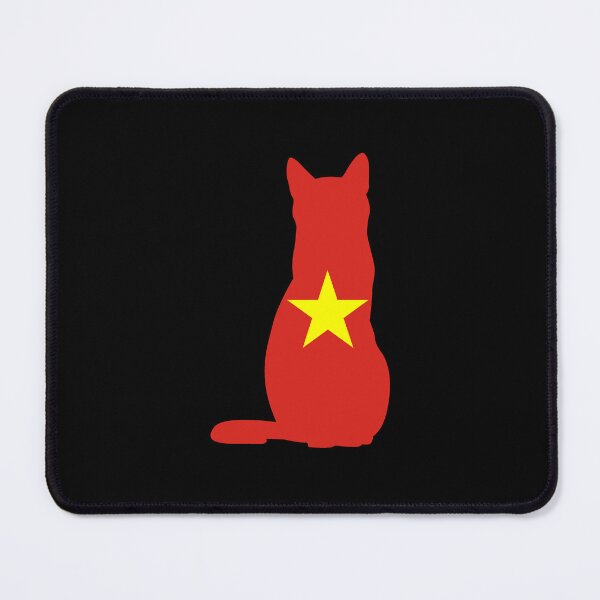 Item preview, Vietnamese Cat Flag designed and sold by wickedcartoons.