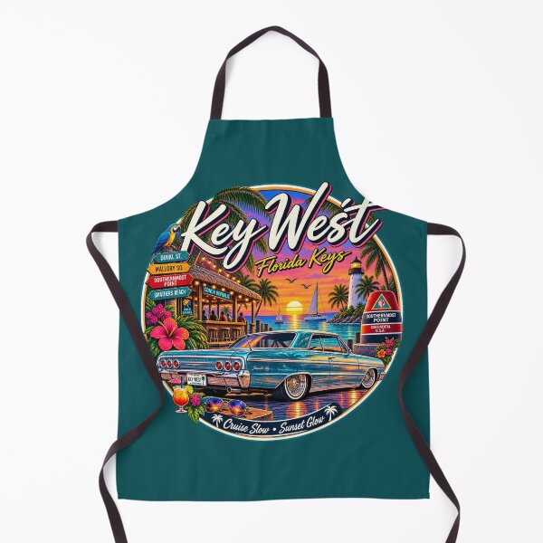 Item preview, Key West Lowrider Sunset Badge designed and sold by piketo.