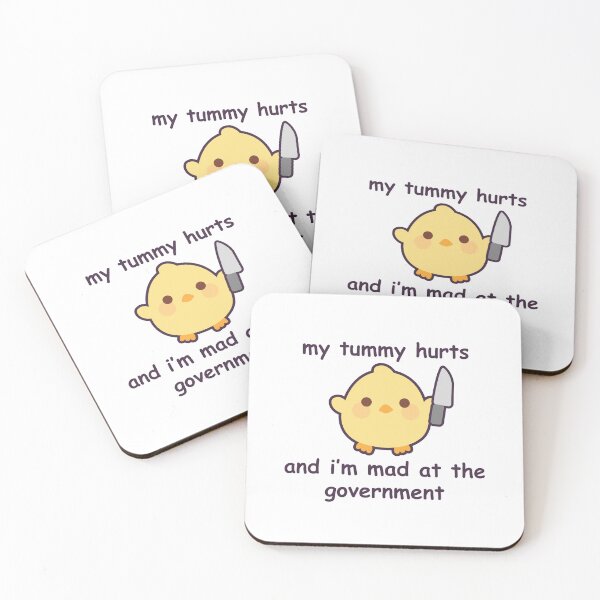 Item preview, My Tummy Hurts and I'm Mad at the Government Duck designed and sold by GenAndStacy615.