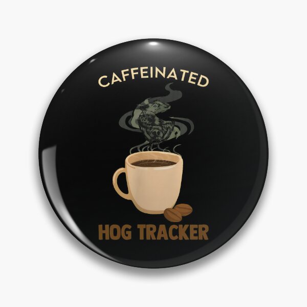 Item preview, Caffeinated Hog Tracker Coffee Mug Wild Boar Hunter Gift designed and sold by morckdene.