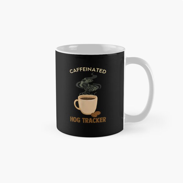 Item preview, Caffeinated Hog Tracker Coffee Mug Wild Boar Hunter Gift designed and sold by morckdene.