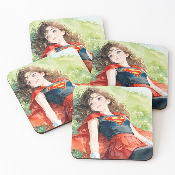 Item preview, Springtime Supergirl designed and sold by ColourLibrary.