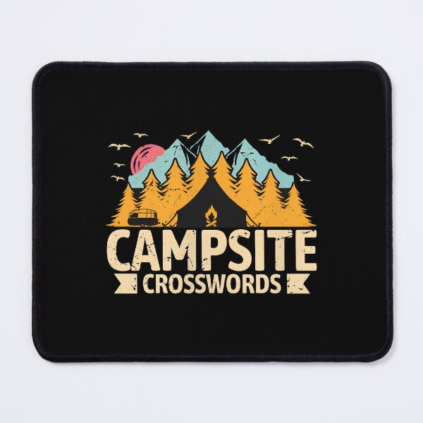 Item preview, Campsite Crosswords Vintage Retro Camping Adventure designed and sold by vitoloda.