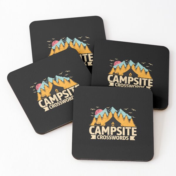 Item preview, Campsite Crosswords Vintage Retro Camping Adventure designed and sold by vitoloda.