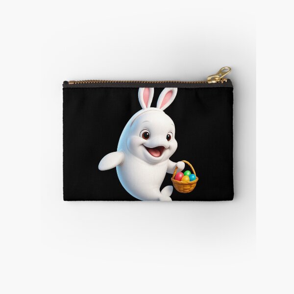 Item preview, Beluga Whale Easter Bunny designed and sold by Sillytoe.