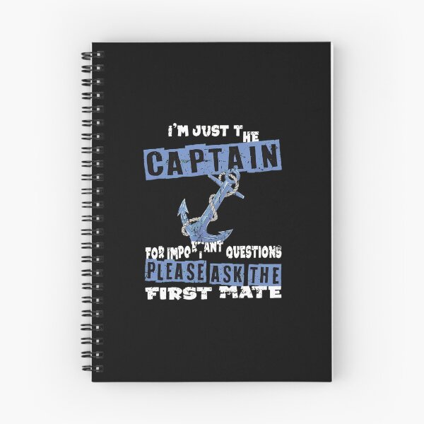 Item preview, Captain First Mate Anchor Nautical Humorous Design designed and sold by vitoloda.