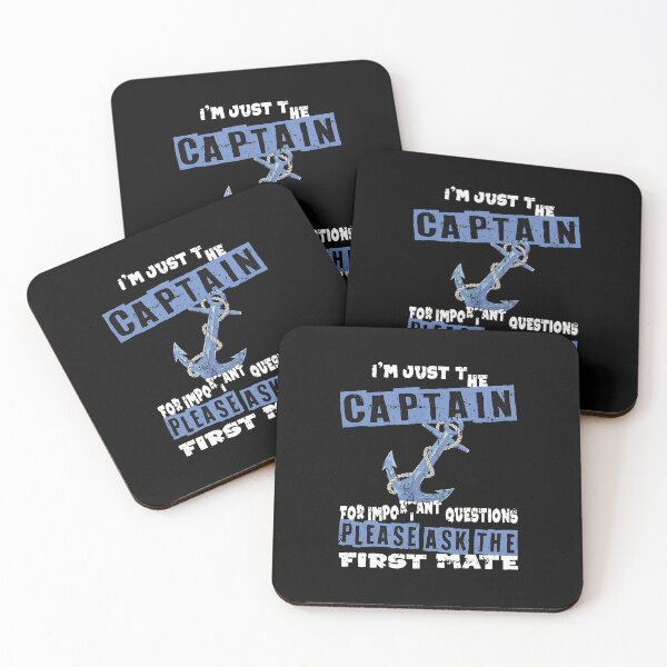 Item preview, Captain First Mate Anchor Nautical Humorous Design designed and sold by vitoloda.