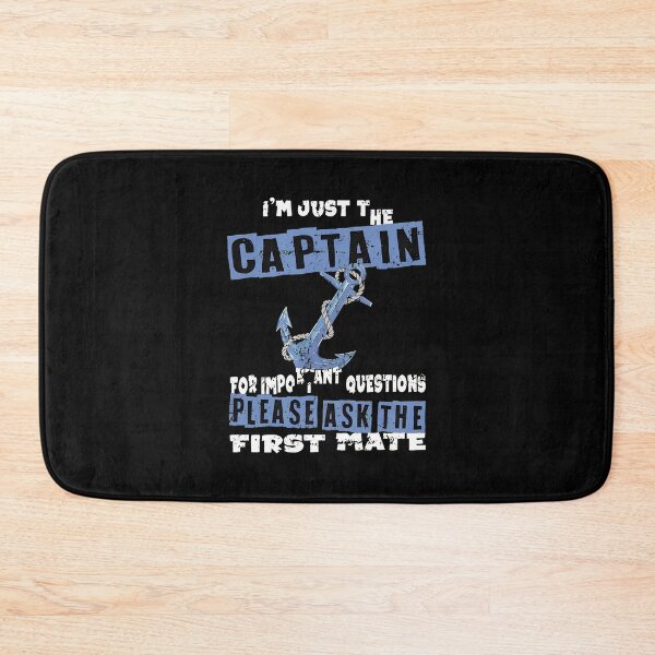 Item preview, Captain First Mate Anchor Nautical Humorous Design designed and sold by vitoloda.