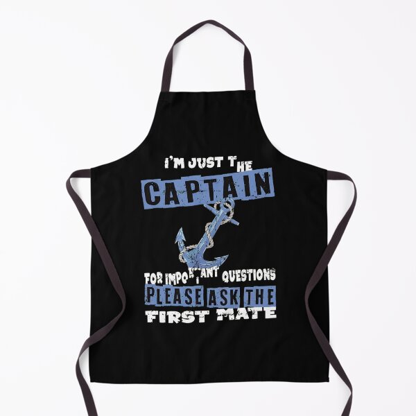 Item preview, Captain First Mate Anchor Nautical Humorous Design designed and sold by vitoloda.