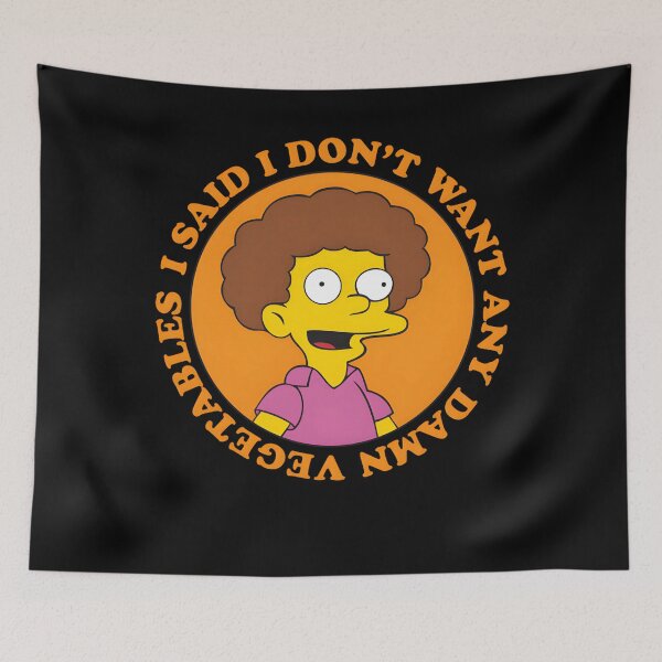 Item preview, I Said I Don't Want Any Damn Vegetables Todd Flanders Meme designed and sold by Prints3000.