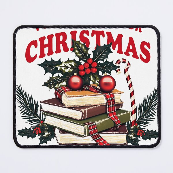 Item preview, Fully Booked For Christmas Bookish Holiday designed and sold by lht6474.