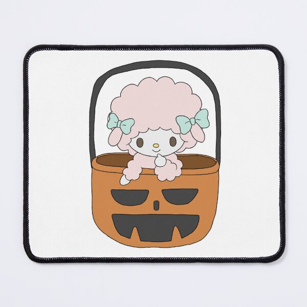 Item preview, Cute Sanrio Character My Sweet Piano in Pumpkin Basket Halloween Kawaii Fall Illustration designed and sold by Iska-Designs.