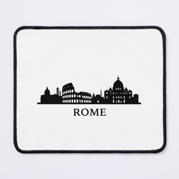 Item preview, Rome Skyline Minimalist Black Silhouette Typography designed and sold by larbimalki.