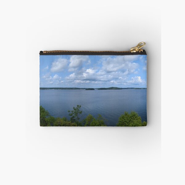 Item preview, Canadian Shield Lake Panorama with Fluffy Clouds designed and sold by Adventure Ambience Studio.