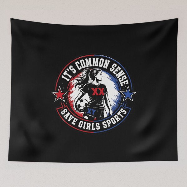 Item preview, It's Common Sense Save Girls Sports XX XY designed and sold by PaletteArc.