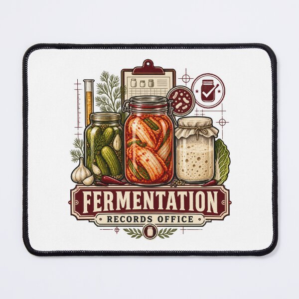 Item preview, Vintage Fermentation Records Office designed and sold by Mosslume Studio.