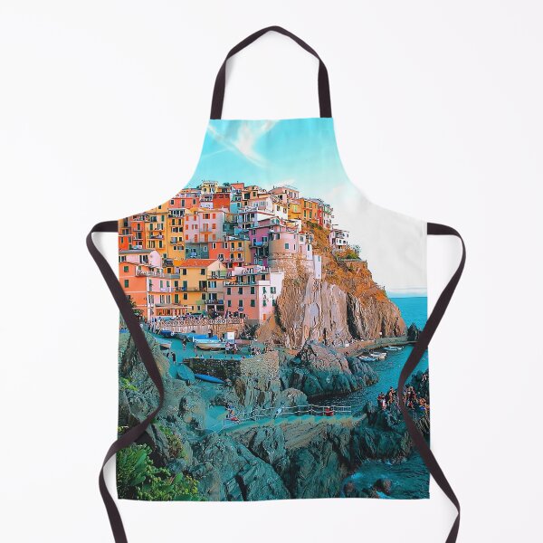 Item preview, Cliffside Village Above Sea designed and sold by BrandsDesigns.