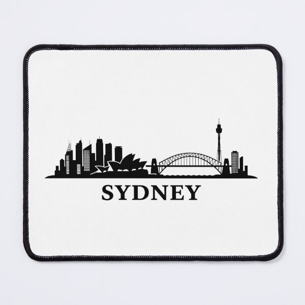Item preview, Sydney Skyline Minimalist Black Silhouette Typography designed and sold by larbimalki.