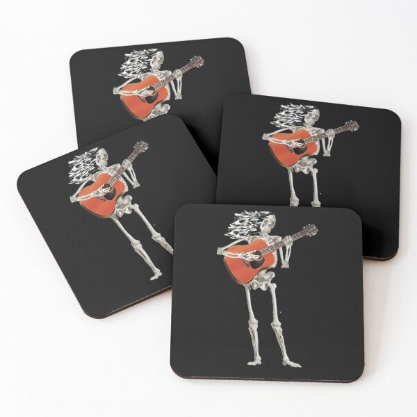 Item preview, Skeleton Playing Acoustic Guitar Long Hair designed and sold by Fegos.