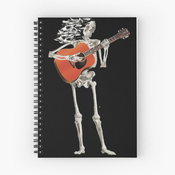 Item preview, Skeleton Playing Acoustic Guitar Long Hair designed and sold by Fegos.