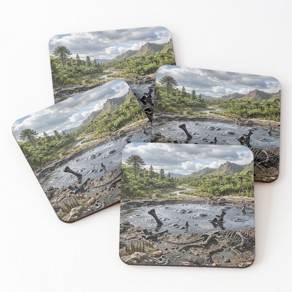 Item preview, Prehistoric Dinosaur Tar Pit Fossil Scene designed and sold by Adventure Ambience Studio.