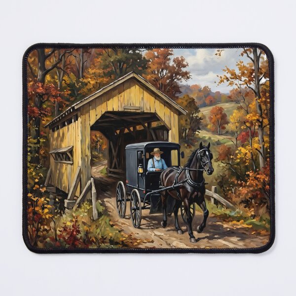 Item preview, Amish Country Covered Bridge designed and sold by The She Shed.