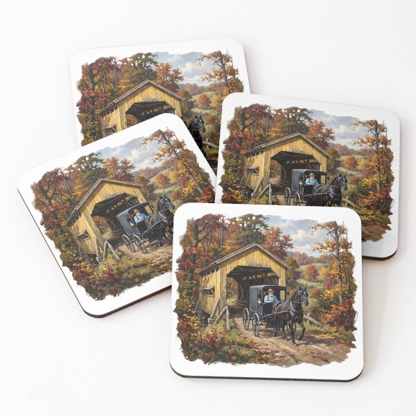 Item preview, Amish Country Covered Bridge designed and sold by The She Shed.