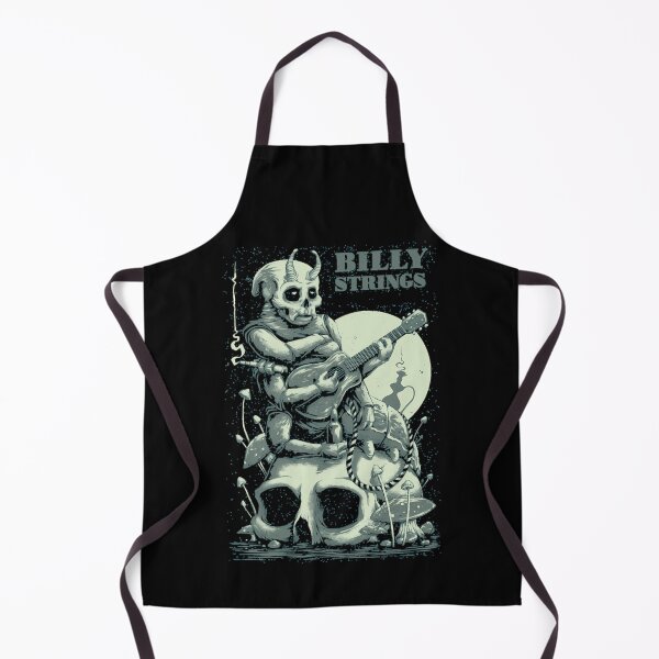 Item preview, Horned Demon Skull Guitarist Night Forest Psychedelic designed and sold by flowergoblin.