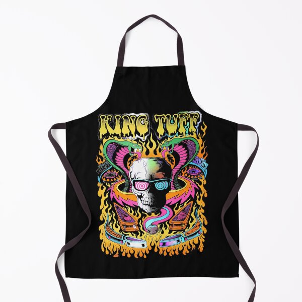Item preview, Flaming Skulls Twin Cobras Pinball Psychedelic designed and sold by flowergoblin.