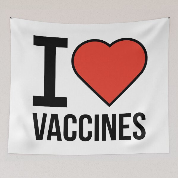 Item preview, I love vaccines  designed and sold by Rachel the Artist .