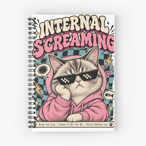 Item preview, Funny Moody Cat Introvert Social Battery Graphic designed and sold by NzrProcreate.
